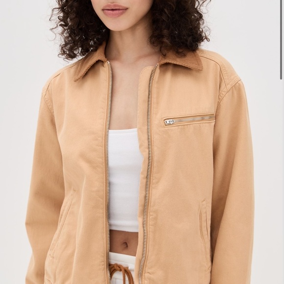 Reformation Camel Utility Jacket